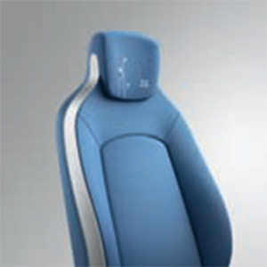 Blue Upholstery Fabric (Image: Renault) Blue Upholstery Fabric (Image: Renault)