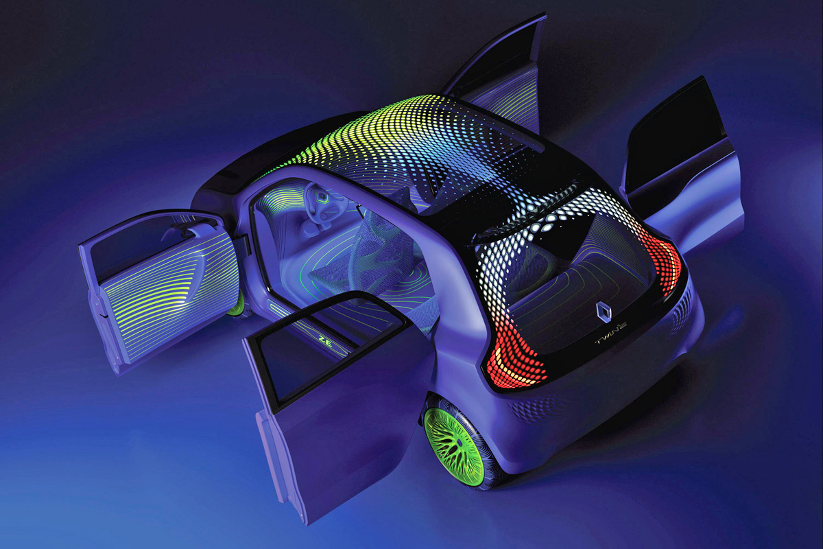 Twin'Z Concept Electric City Car (Image: Renault) Twin'Z Concept Electric City Car (Image: Renault)