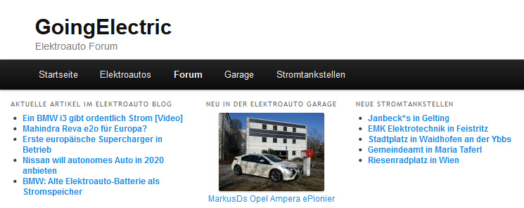 GoingElectric ZOE Forum