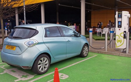ZOE Charging at IKEA Wembley (Image: T. Larkum)