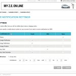 Renault Online Support 3: Z.E. Online User & Vehicle Settings