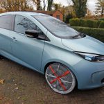 Renault ZOE in Snow Socks