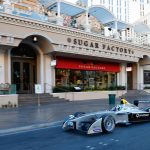 Formula E car performs maiden public demonstration run in Las Vegas