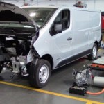 Second-life batteries used in electric van