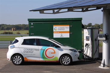 2016 -Connected Energy Ltd E-Stor and Renault ZOE (Image: Renault)