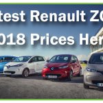 Latest Prices for Renault ZOE 2018