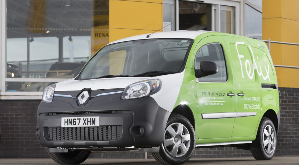 One of Felix Project’s Kangoo ZE electric vans (Imaged: Renault)
